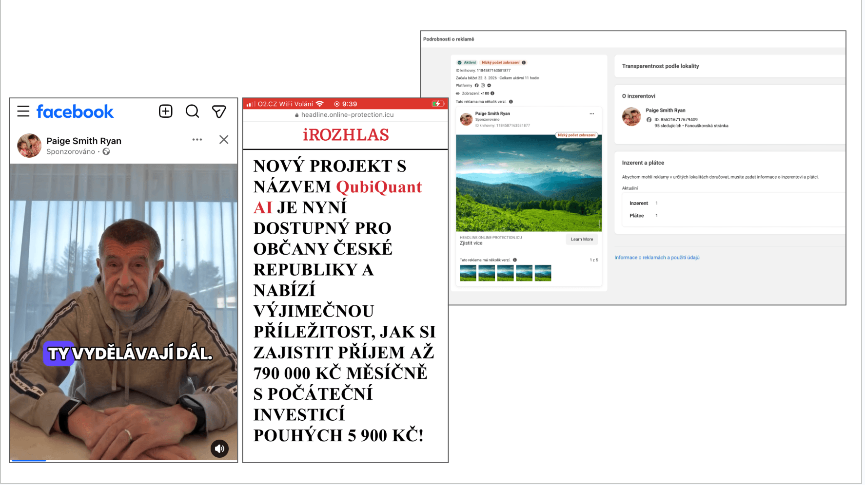 Příklad netransparentní reklamy